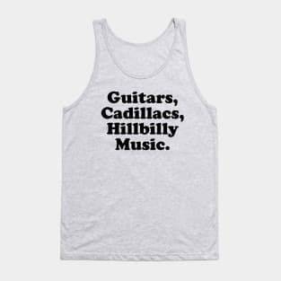 Guitars, Cadillacs, Hillbilly Music Dwight Yoakam Black Tank Top